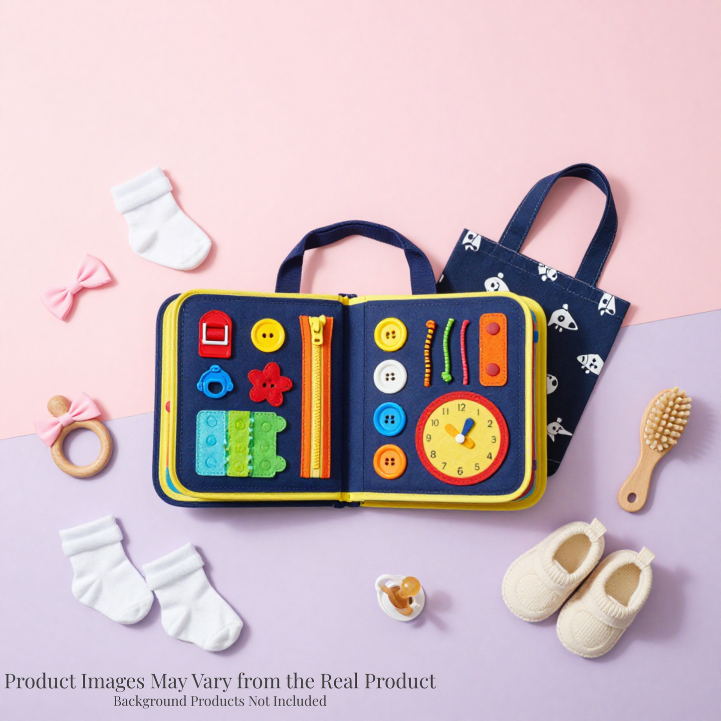 New Busy Book Children's Busy Board Dressing And Buttoning Learning Baby Early Education Preschool Sensory Learning Toy