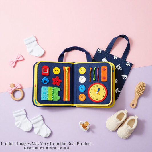 New Busy Book Children's Busy Board Dressing And Buttoning Learning Baby Early Education Preschool Sensory Learning Toy